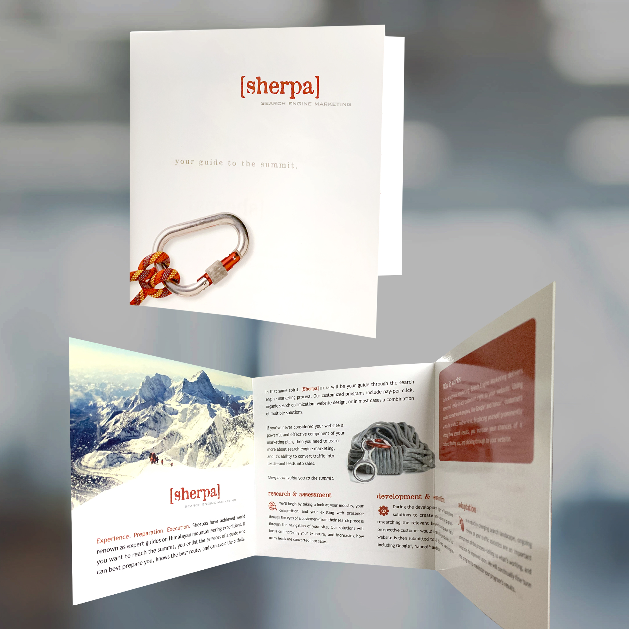 Blank white Business card presentation of Corporate identity on